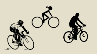 Ecopista cyclists